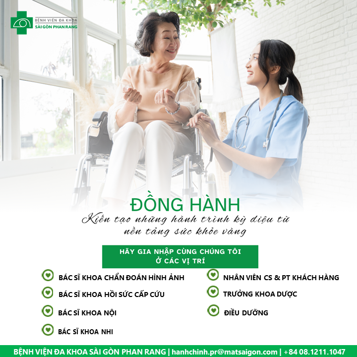 TIN TUYỂN DỤNG THÁNG 07 2024 BỆNH VIỆN ĐA KHOA SÀI GÒN PHAN RANG Bệnh