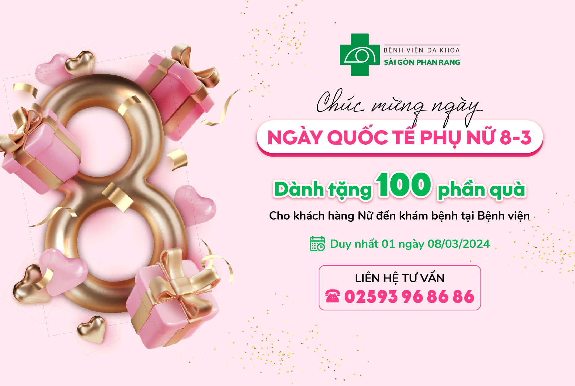 NGÀY VÀNG TẶNG NÀNG - MỪNG QUỐC TẾ PHỤ NỮ 08/03