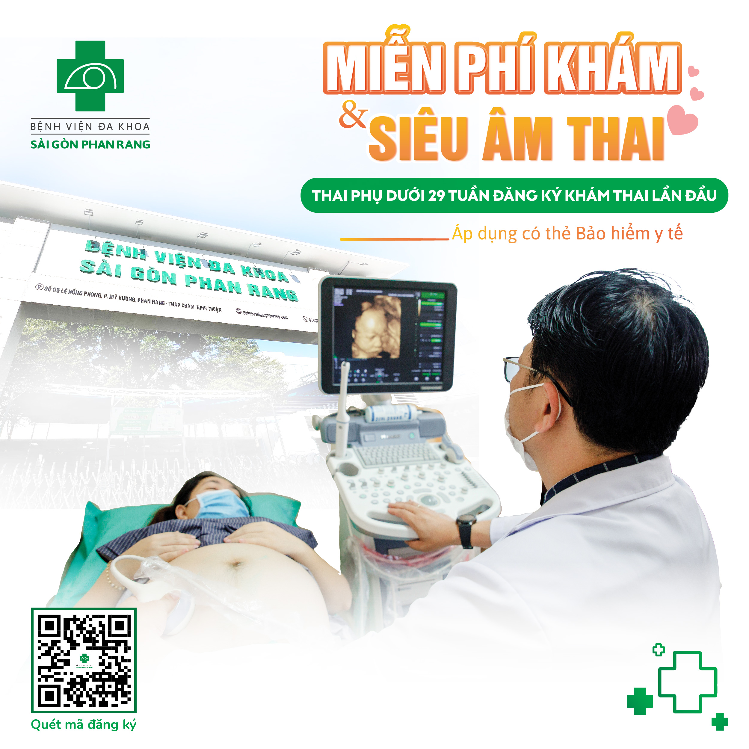 MIỄN PHÍ KHÁM & SIÊU ÂM THAI LẦN ĐẦU DÀNH CHO MẸ BẦU