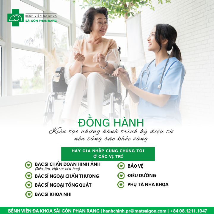 BỆNH VIỆN SÀI GÒN PHAN RANG - THÔNG BÁO TUYỂN DỤNG NHÂN SỰ THÁNG 07/2025