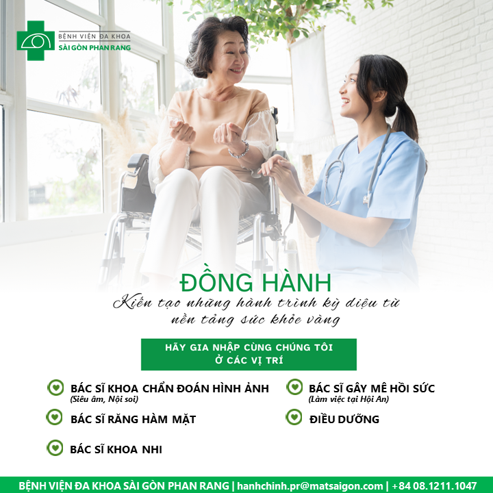 THÔNG BÁO TUYỂN DỤNG NHÂN SỰ THÁNG 02 - BỆNH VIỆN SÀI GÒN PHAN RANG